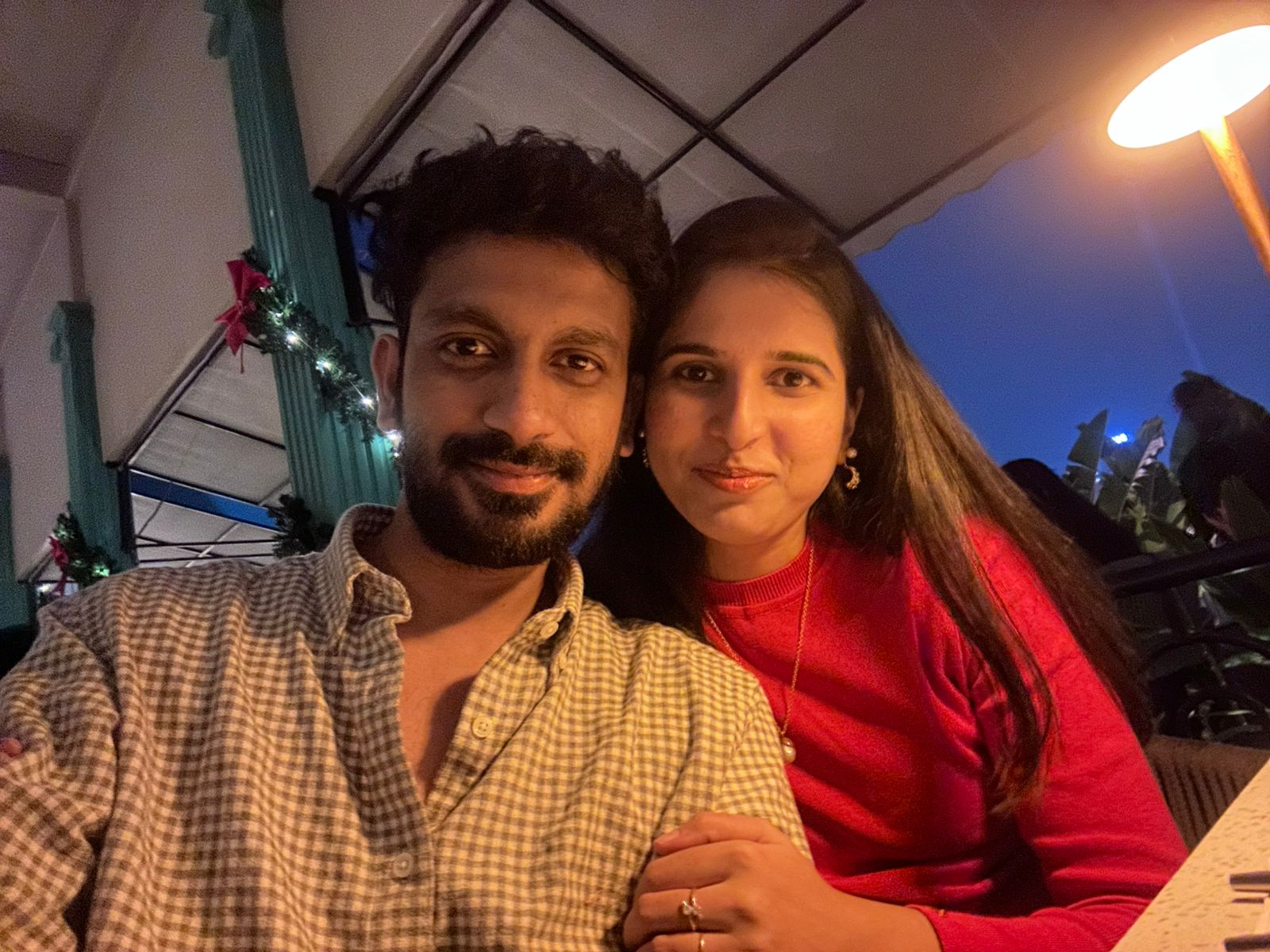 Nazurul and Sajida after the wedding